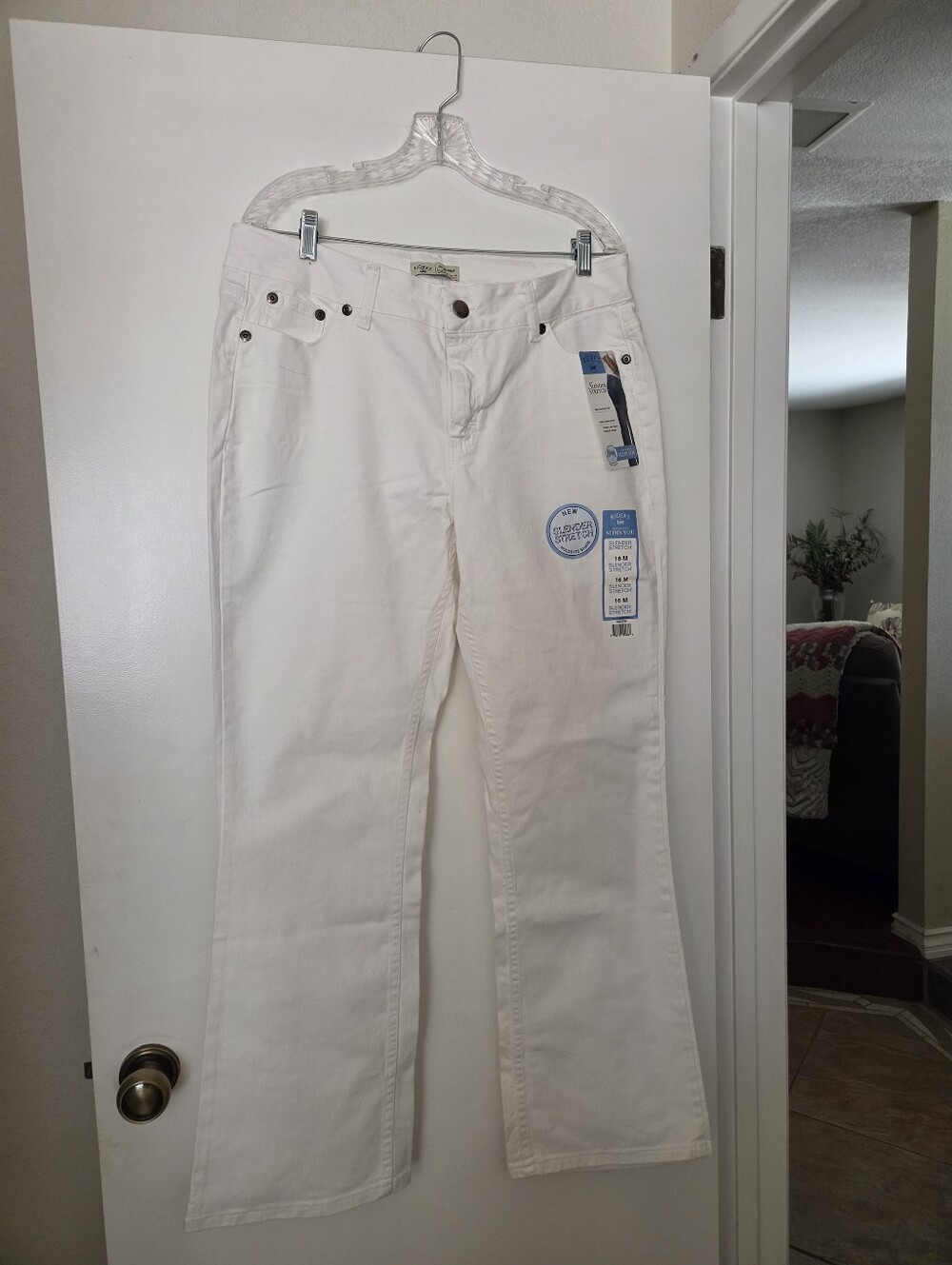 Riders By Lee White Women’s Jeans - Slender Stretch Classic Fit